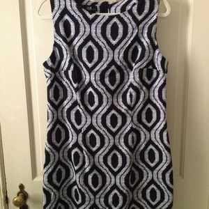 AGB Black White Dress